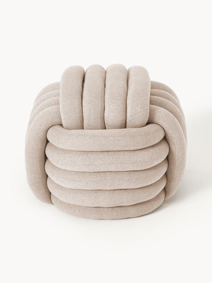 Westwing Collection Knoten-Pouf Twist Online