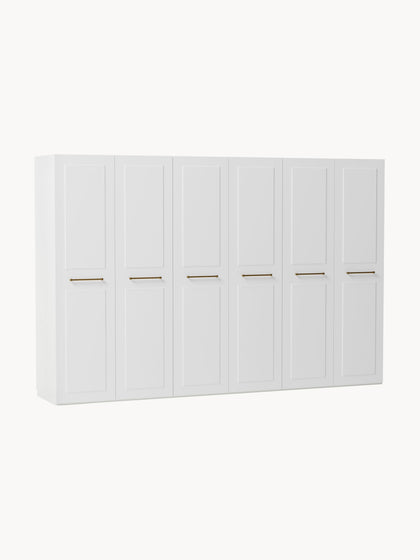 Westwing Collection Modularer Drehtürenschrank Charlotte 300 cm Breite mehrere Varianten
