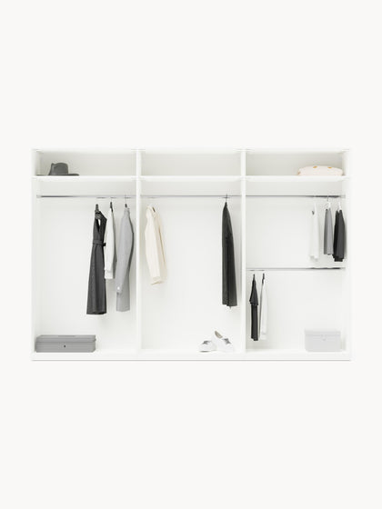 Westwing Collection Modularer Drehtürenschrank Charlotte 300 cm Breite mehrere Varianten Outlet
