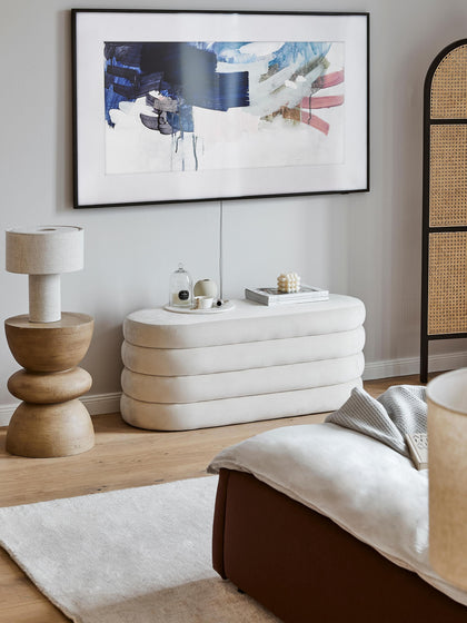 Westwing Collection Samt-Polsterbank Alto im Angebot