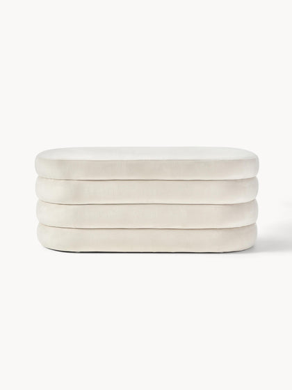 Westwing Collection Samt-Polsterbank Alto im Angebot