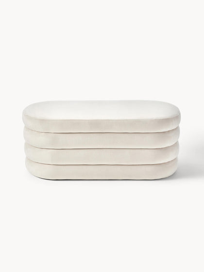 Westwing Collection Samt-Polsterbank Alto im Angebot