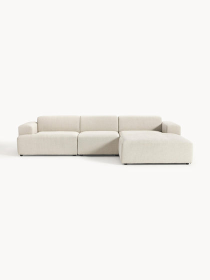 Westwing Collection Ecksofa Melva (4-Sitzer)