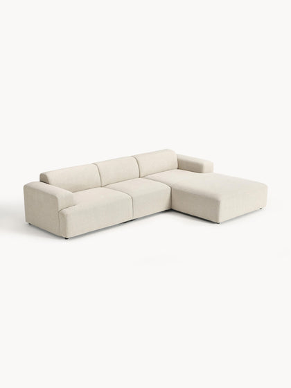 Westwing Collection Ecksofa Melva (4-Sitzer) Fabrikverkauf