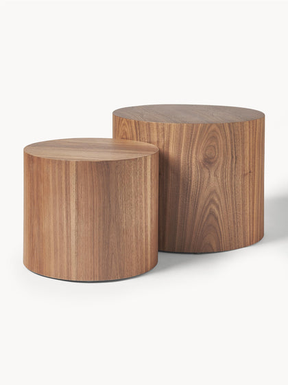 Westwing Collection Couchtische Dan aus Holz 2er-Set