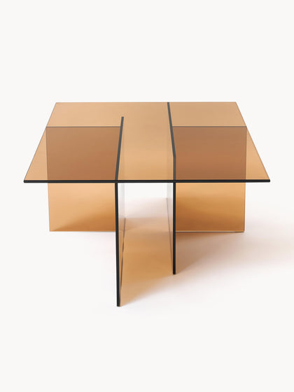 Westwing Collection Glas-Couchtisch Anouk B 102 cm Online Outlet