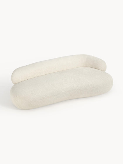 Westwing Collection Sofa Alba (3-Sitzer) aus Teddy-Bouclé Sonderangebote