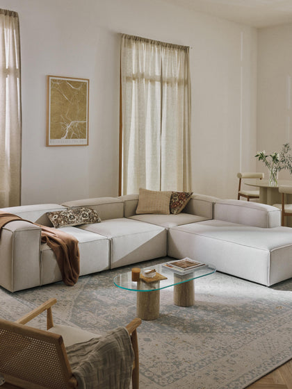 Westwing Collection Modulares XL-Ecksofa Lennon Tiefpreis
