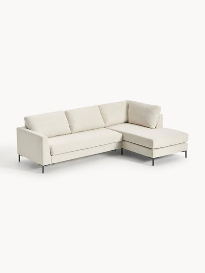Westwing Collection Schlafsofa Luna (3-Sitzer) mit Matratze Begrenzte Freigabe