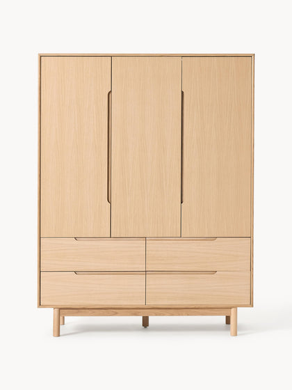 Westwing Collection Kleiderschrank Cassy 3-türig Letzte 3 Tage