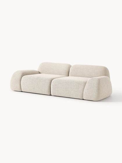 Westwing Collection Modulares Sofa Wolke (3-Sitzer) aus Bouclé Bis zu 65% Rabatt