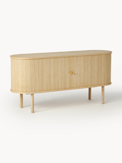 Westwing Collection Sideboard Calary mit geriffelter Front