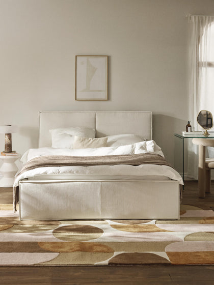 Westwing Collection Cord-Polsterbett Dream mit Stauraum Riesige Rabatte