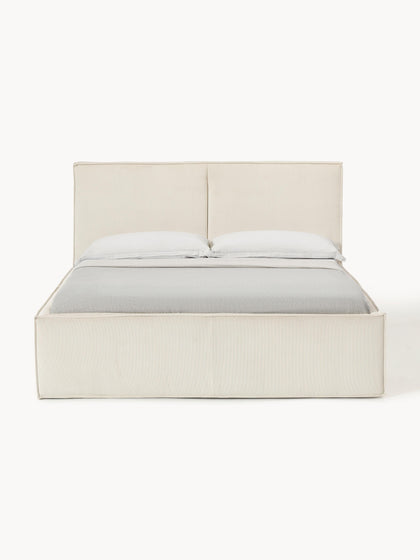 Westwing Collection Cord-Polsterbett Dream mit Stauraum Riesige Rabatte