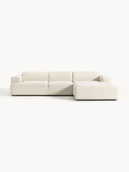 Westwing Collection Ecksofa Melva (4-Sitzer)