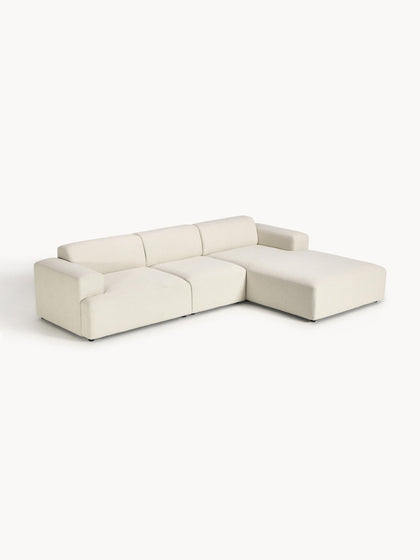 Westwing Collection Ecksofa Melva (4-Sitzer) 50% Rabatt mit kostenlosem Versand