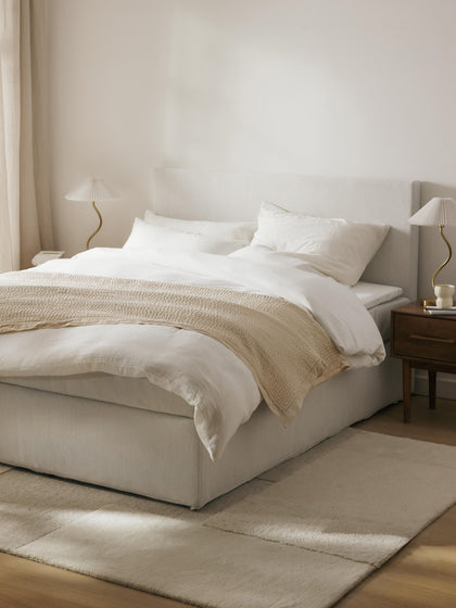 Westwing Collection Boxspringbett Eliza Kostenloser Versand international