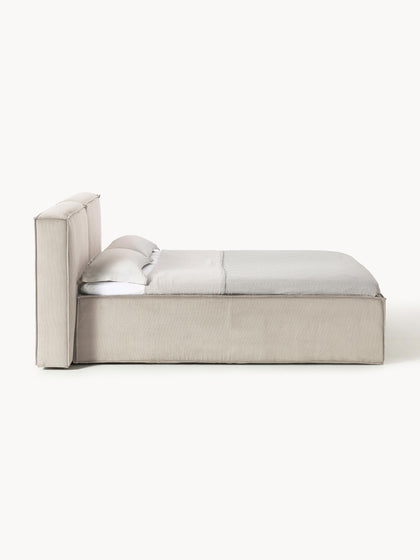 Westwing Collection Cord-Boxspringbett Lennon Im Verkauf