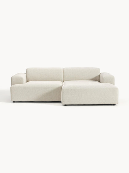 Westwing Collection Ecksofa Melva (3-Sitzer)
