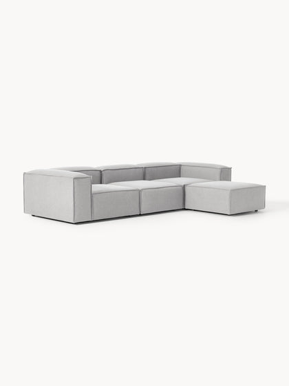 Westwing Collection Modulares Sofa Lennon (4-Sitzer) mit Hocker (links/rechts) Hotsell