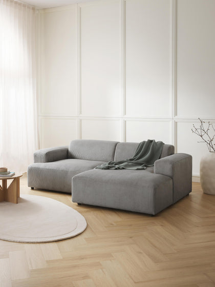 Westwing Collection Cord-Ecksofa Melva (3-Sitzer) Meist gekauft