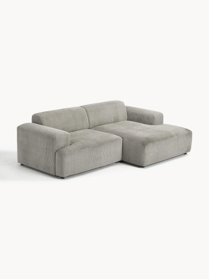 Westwing Collection Cord-Ecksofa Melva (3-Sitzer) Meist gekauft