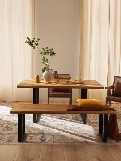 Westwing Collection Esstisch Oliver aus Eichenholz in verschiedenen Größen Fabrikpreis