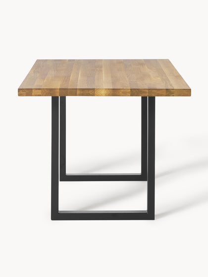 Westwing Collection Esstisch Oliver aus Eichenholz in verschiedenen Größen Fabrikpreis