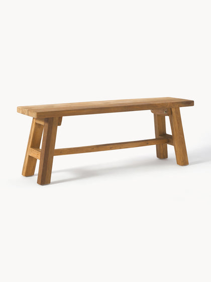 Westwing Collection Sitzbank Lawas aus Teakholz