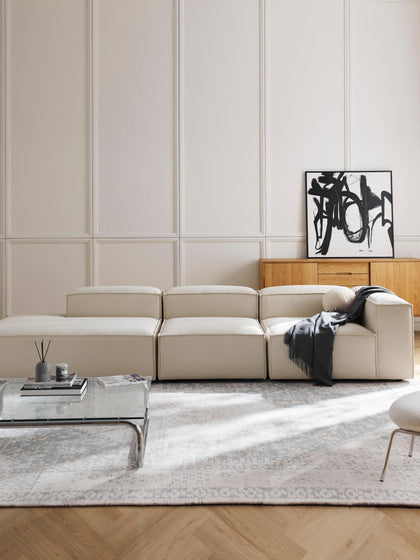 Westwing Collection Modulare XL-Ottomane Lennon Großer Ausverkauf