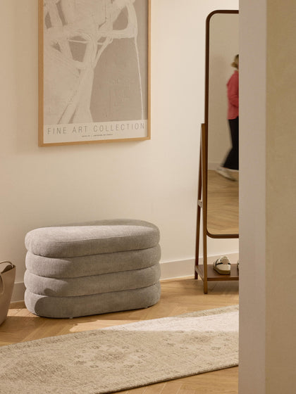 Westwing Collection Kleine Polsterbank Alto mit Stauraum Saisonschlussverkauf