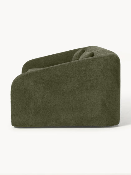 Westwing Collection Schlafsofa Eliot (3-Sitzer) aus Teddy-Bouclé Weihnachtsangebot
