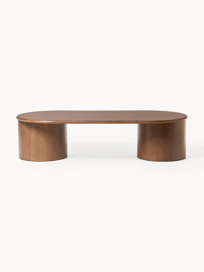 Westwing Collection Ovaler Couchtisch Didi aus Eichenholz Muttertagsangebot