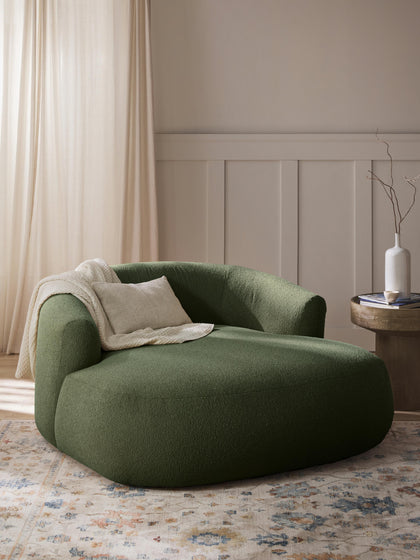 Westwing Collection XL Bouclé-Loungesessel Sofia Vatertagsangebot