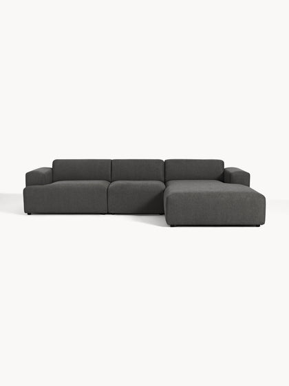 Westwing Collection Ecksofa Melva (4-Sitzer)