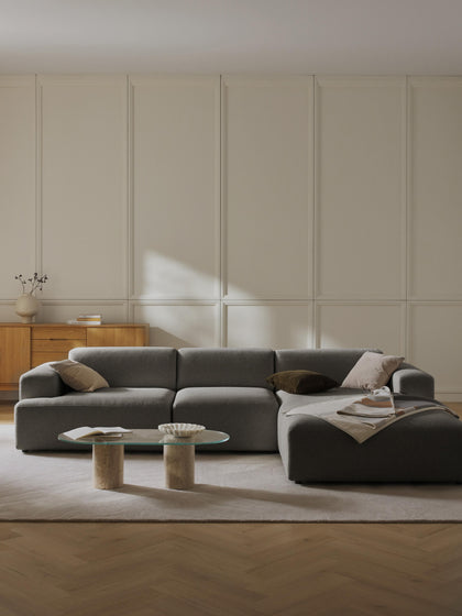 Westwing Collection Ecksofa Melva (4-Sitzer) Blitzangebot