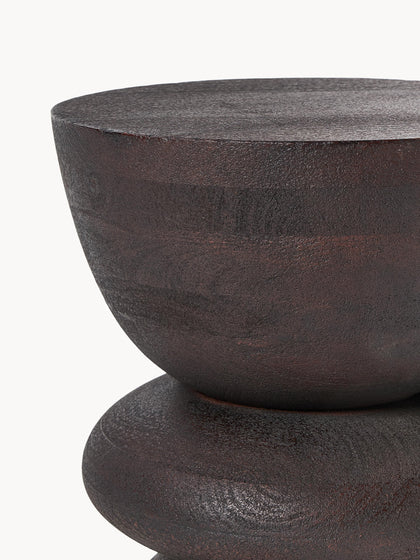 Westwing Collection Runder Beistelltisch Benno aus Mangoholz Saisonale Angebote