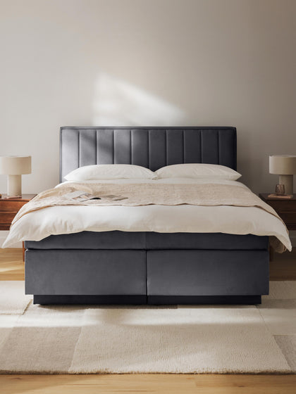 Westwing Collection Boxspringbett Livia mit Stauraum VIP-Rabatte