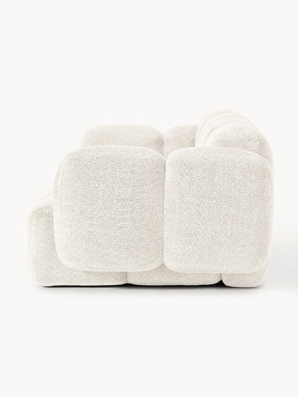 Westwing Collection Modulares Sofa Tayla (3-Sitzer) aus Teddy-Bouclé Super Sparpreis