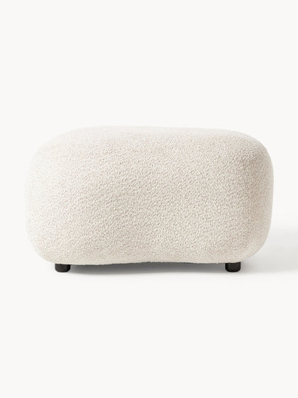 Westwing Collection Hocker Alba aus Teddy-Bouclé Wochenangebot