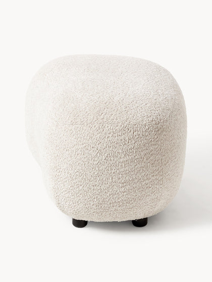 Westwing Collection Hocker Alba aus Teddy-Bouclé Wochenangebot