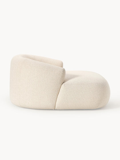 Westwing Collection XL Bouclé-Loungesessel Sofia Letzter Tag