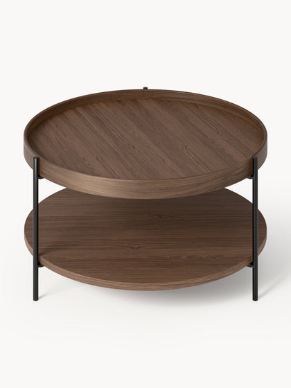 Westwing Collection Runder Holz-Couchtisch Renee Bis zu 60% Rabatt