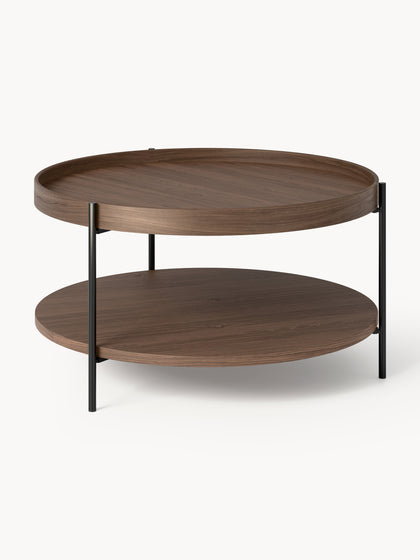 Westwing Collection Runder Holz-Couchtisch Renee Bis zu 60% Rabatt