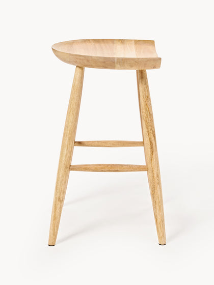 Westwing Collection Thekenhocker Nino aus Mangoholz Nur für heute