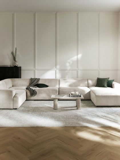 Westwing Collection XL-Wohnlandschaft Melva aus Cord Bis zu 55% Rabatt