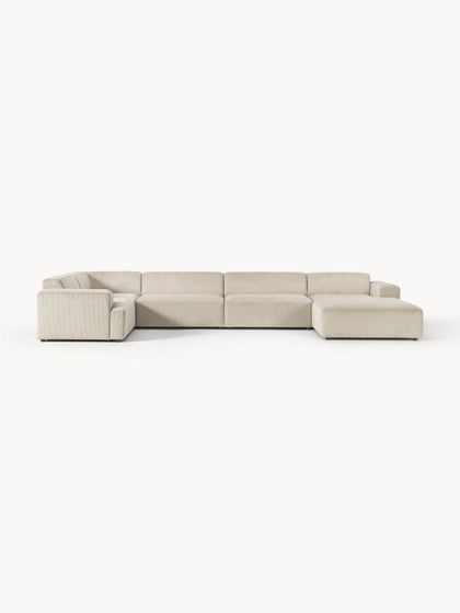 Westwing Collection XL-Wohnlandschaft Melva aus Cord Bis zu 55% Rabatt