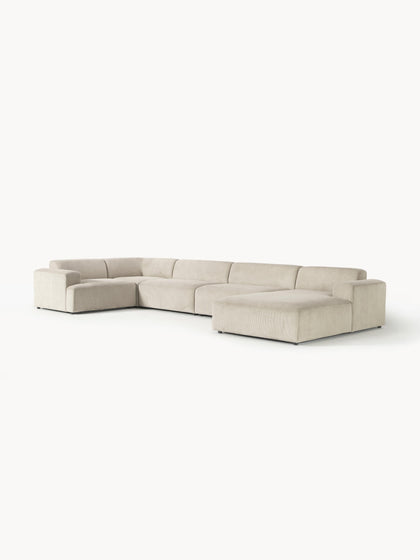Westwing Collection XL-Wohnlandschaft Melva aus Cord Bis zu 55% Rabatt