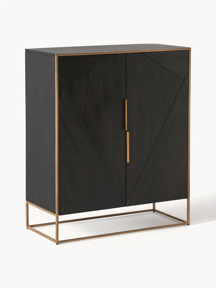 Westwing Collection Highboard Harry aus Mangoholz