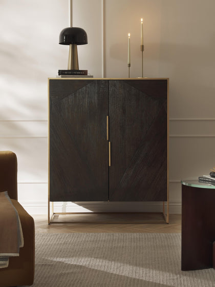 Westwing Collection Highboard Harry aus Mangoholz Nur noch ein Tag übrig